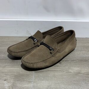 Tod’s double T suede driving shoes loafers size UK 7